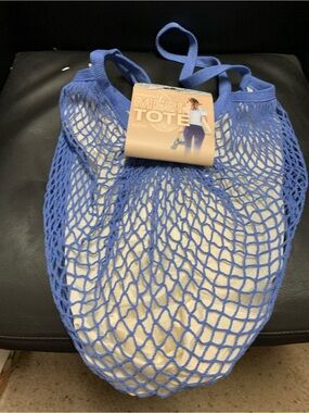 Blue Mesh Tote Bag  Nupouch